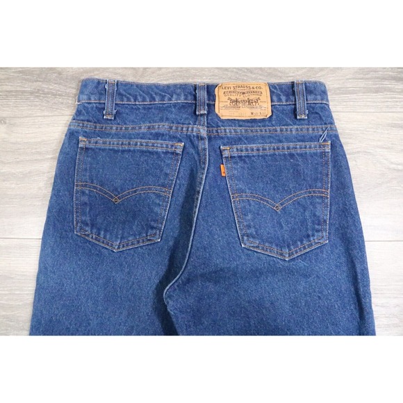 Vintage 80s LEVIS 509 0217 Orange Tab Jean 29x32 (Tag 30x34) - Picture 5 of 11